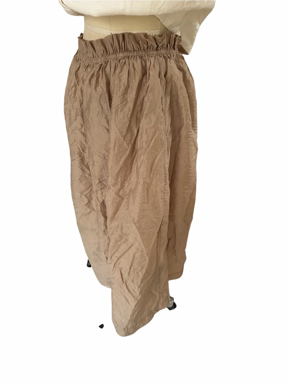 J Crew Crinkle Maxi skirt size small